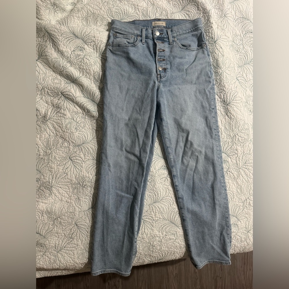 Madewell Perfect Vintage Straight Jean size 28